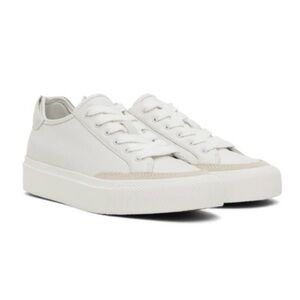 Rag & Bone Women’s Army Low Top Leather White Sneakers Size: 38.5; New No Tags